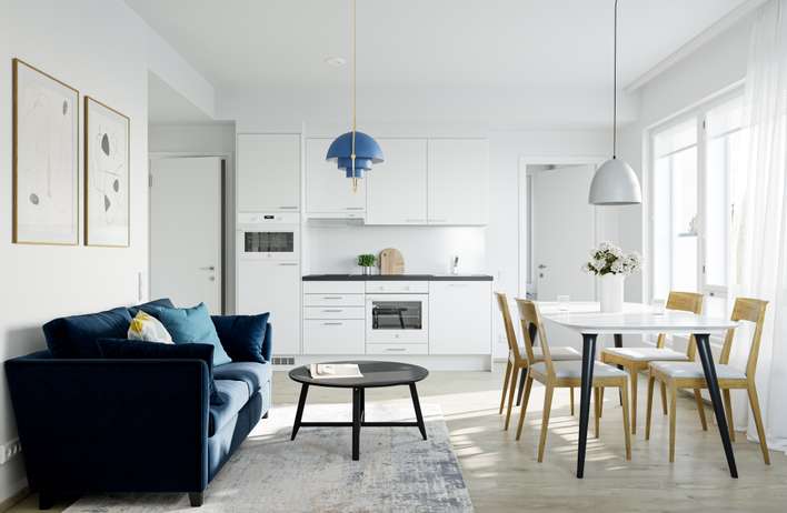 Kerrostalo, 2h+kt, 38,5 m², Nöykkiö, Espoo