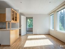 pienemmässä asunnossa saarekekeittiö