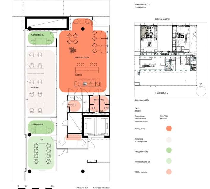 Liiketila, 208 m², Ruoholahti - Näkymä 2