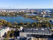 Sijainti Töölönlahden vieressä