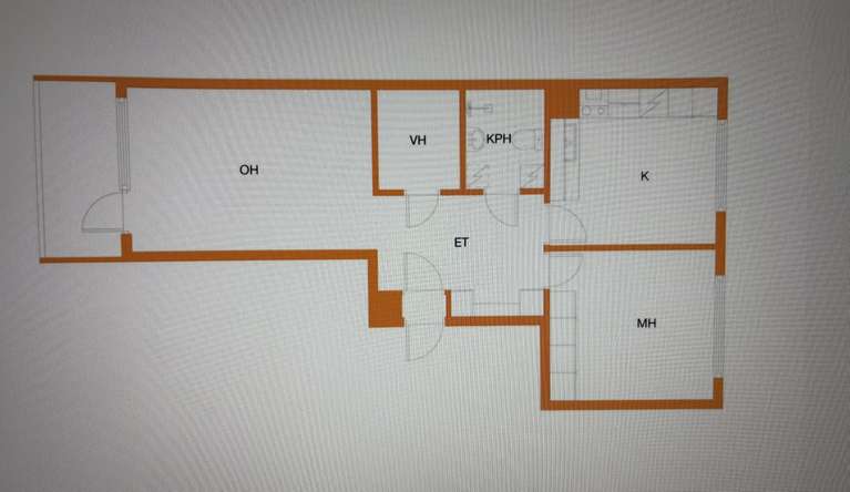 Kerrostalo, 2h + k + parveke/terassi, 59 m², Puijonlaakso – pohled 2