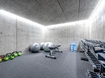 B-talon alakerrassa myös Treeaamo, varusteltu kuntosali