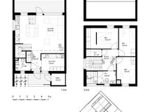 Vaihtoehtoinen pohjaratkaisu 4h+kt