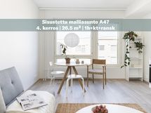 Taiteilija A47, malliasunto 4 vesileima