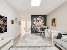 Viehättävä valokuvatapetti on tunnelmallinen yksityiskohta