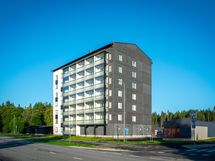 Visualisointikuva Nokian Kimalluksen julkisivusta Rounionkadun suunnasta