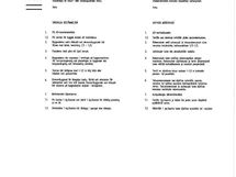 Erityisiä määräyksiä