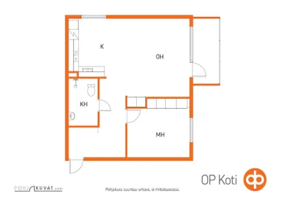 Kerrostalo, 2h,k, 58,5 m², Tölö - Näkymä 3
