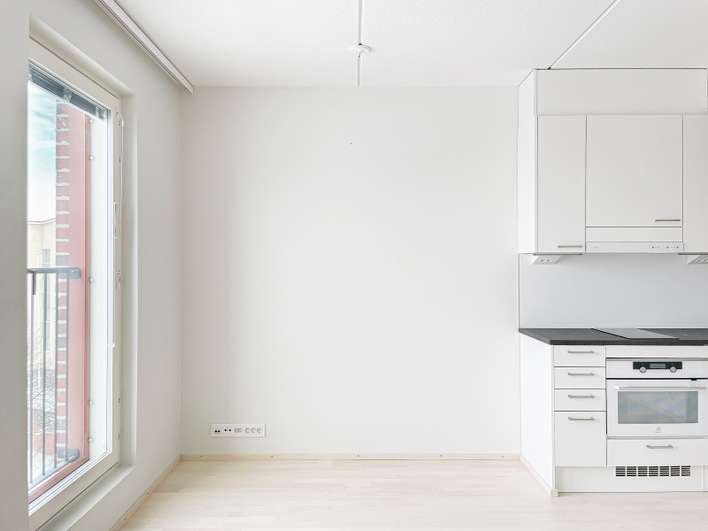 Kerrostalo, 1h+kt+alkovi, 28 m², Tourula - Näkymä 3