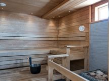 Taloyhtiön sauna.