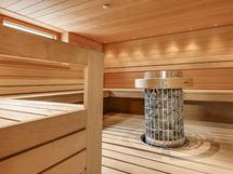 Yhtiön saunaosastoa