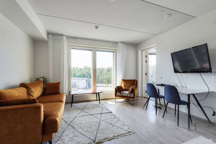 Kerrostalo, 2h, avokeittiö, kph, lasitettu parveke., 47/52 m², Pasila, Helsinki