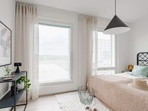 Valokuva vastaavasta 2. kerroksen asunnosta.