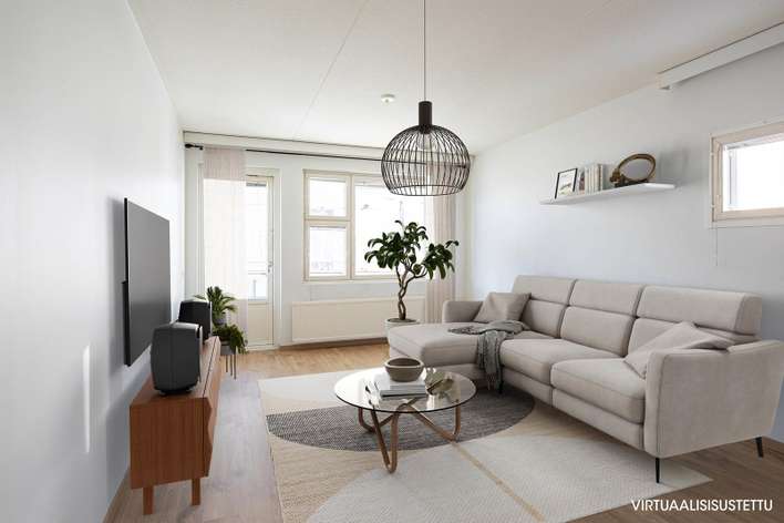 Kerrostalo, 3H+K+S, 80 m², Sampola