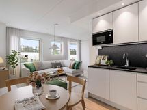 Digiremontoitu olohuone asunnosta C 52