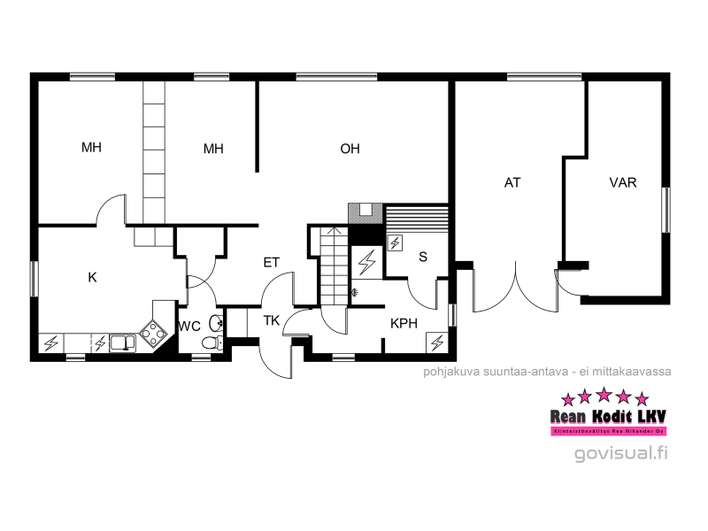 Omakotitalo, 2mh+oh+k+kph+s+at+varasto, 128 m², Maksjoki – pohled 2