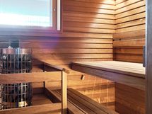 taloyhtiön saunaosastoa