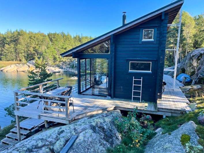 Loma-asunto, 1h+iso makuuparvi+sauna, 25/35 m², Bolax - Näkymä 2