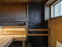 Taloyhtiön saunatila kattoterassilla