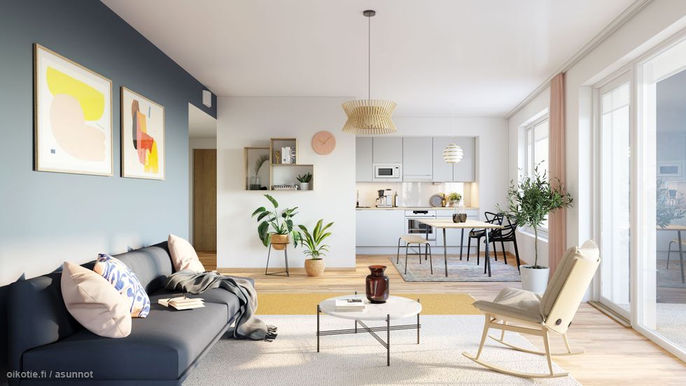 visualisointi olohuone