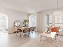 Valokuva 4. kerroksen vastaavasta kodista