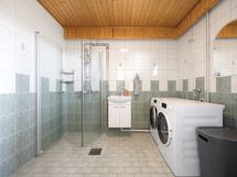 Tilava kylpyhuonetila
