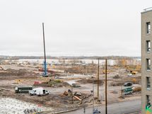 Parveke näkymää Vanhankaupunginlahden suuntaan