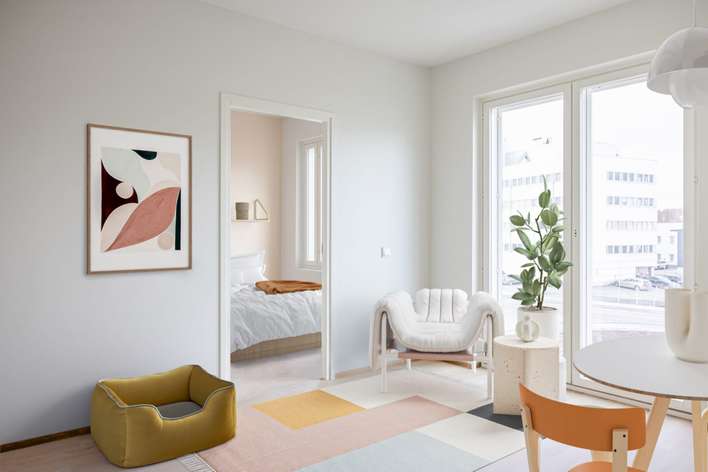 Kerrostalo, 4h+k+kph+r.parv, 49 m², Pitkämäki, Turku