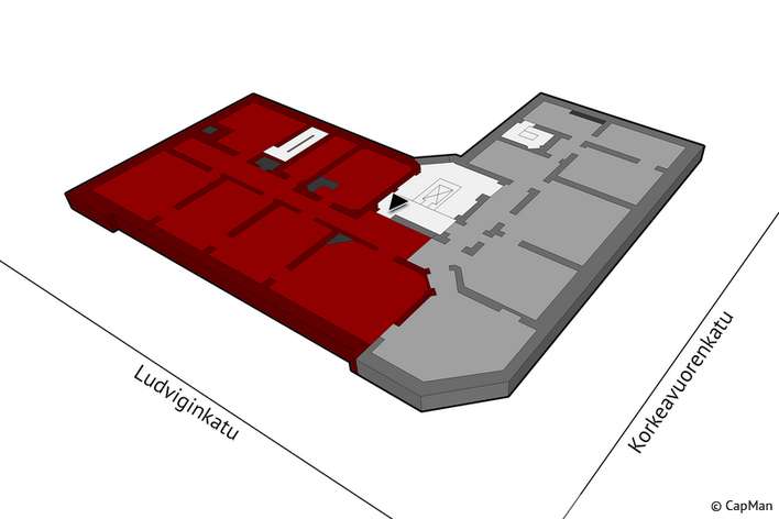 Liiketila, 213 m², Kaartinkaupunki - Näkymä 3