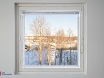 Olohuoneesta ja makuuhuoneesta kaunis näkymä puistoon