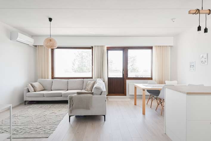 Rivitalo, 3h, k, kph, sauna, parveke, terassi, autotalli., 80,5 m², Jalkaranta - Näkymä 3
