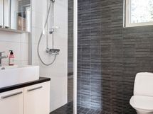 Yläkerran kylpyhuone/wc