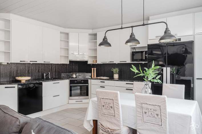 Rivitalo, 3-4h, avok, kph/s, vh, et (yj:n mukaan 4h+k+sauna), 83 m², Räntämäki - Ansicht 4
