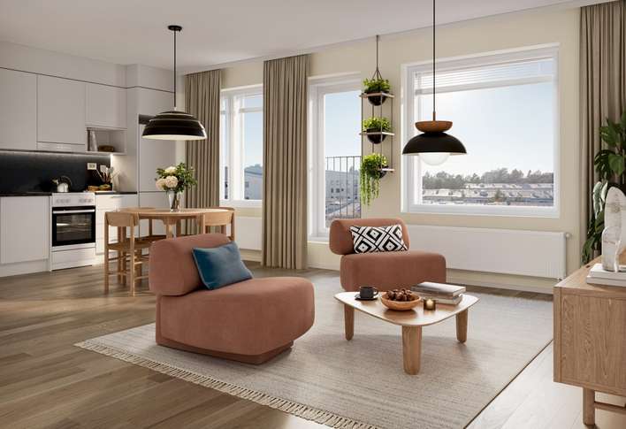 Kerrostalo, 1R + ALKOV + KV, 39 m², Vuosaari - Näkymä 2