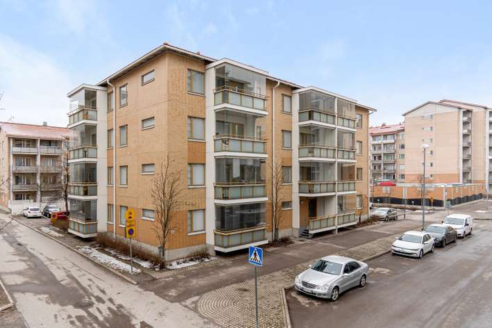 Kerrostalo, 2h, k, s, lasitettu parveke, 63,5 m², Jaakkola, Kerava