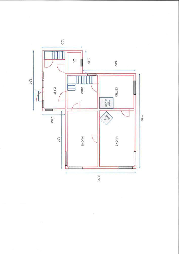 Omakotitalo, 2-3h, k, wc, ph/s, kuisti, 60/70 m², Suodenniemi - Näkymä 2