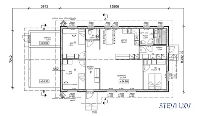 Omakotitalo, 4h+k+s+ph+khh+erill.wc+autokatos+varasto, 102/109 m², Vanhalinna - Näkymä 3