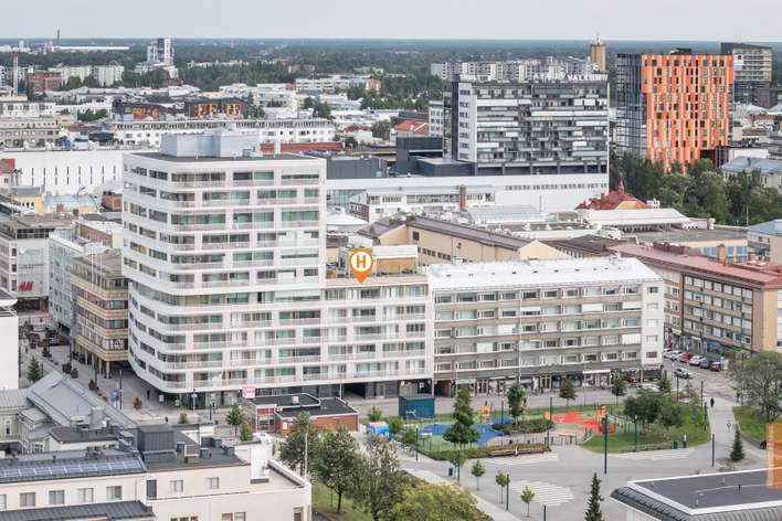 Kerrostalo, 2-3h+kt+alk+parv, 50 m², keskusta, Oulu