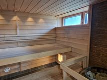 yhtiön hieno uusittu sauna