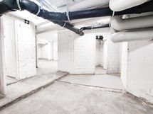 Alakerrassa 54,5m2 varastotilaa