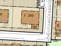 Asemakaavan tonttikartta