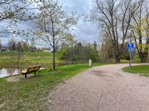 Keravanjoen äärellä on mukavia lenkkimaastoja.