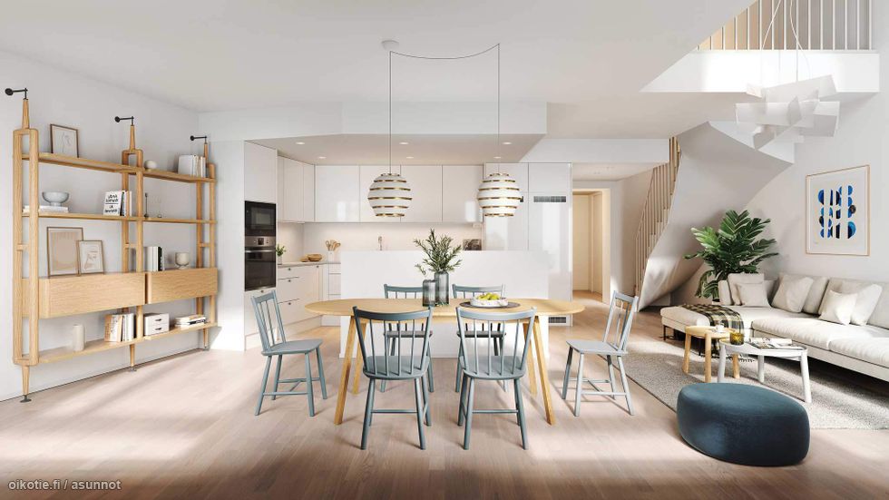 Visualisointikuva Renatan asunnosta B 36, 5h+kt+s, 120,5 m²