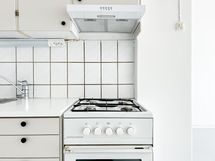Keittiöstä löytyy jokaisen kotikokkaajan unelma - kaasuliesi!
