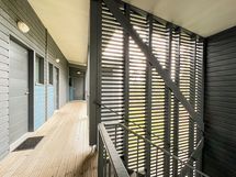 Luhtitalon rappukäytävä.