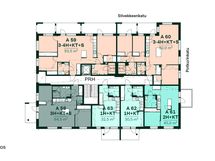 Tampereen Vieno - 7. kerroksen kerrospohja