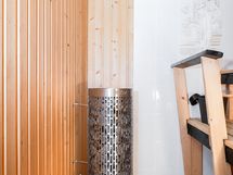 Saunassa Harvia pilarikiuas