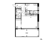 Pohjakuva 82,5m2;suuntaa antava, ei mittakaavassa