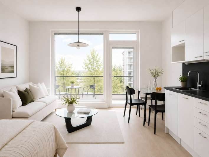Kerrostalo, 1h+k+kph+las. parv, 24 m², Finnoo, Espoo