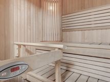 Alakerran sauna.